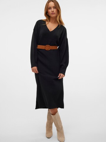 VERO MODA Strikkjole 'Jupiter' i sort: forside