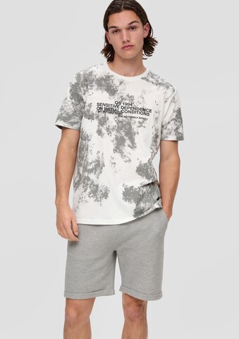 QS Regular Shorts in Grau: Vorderseite