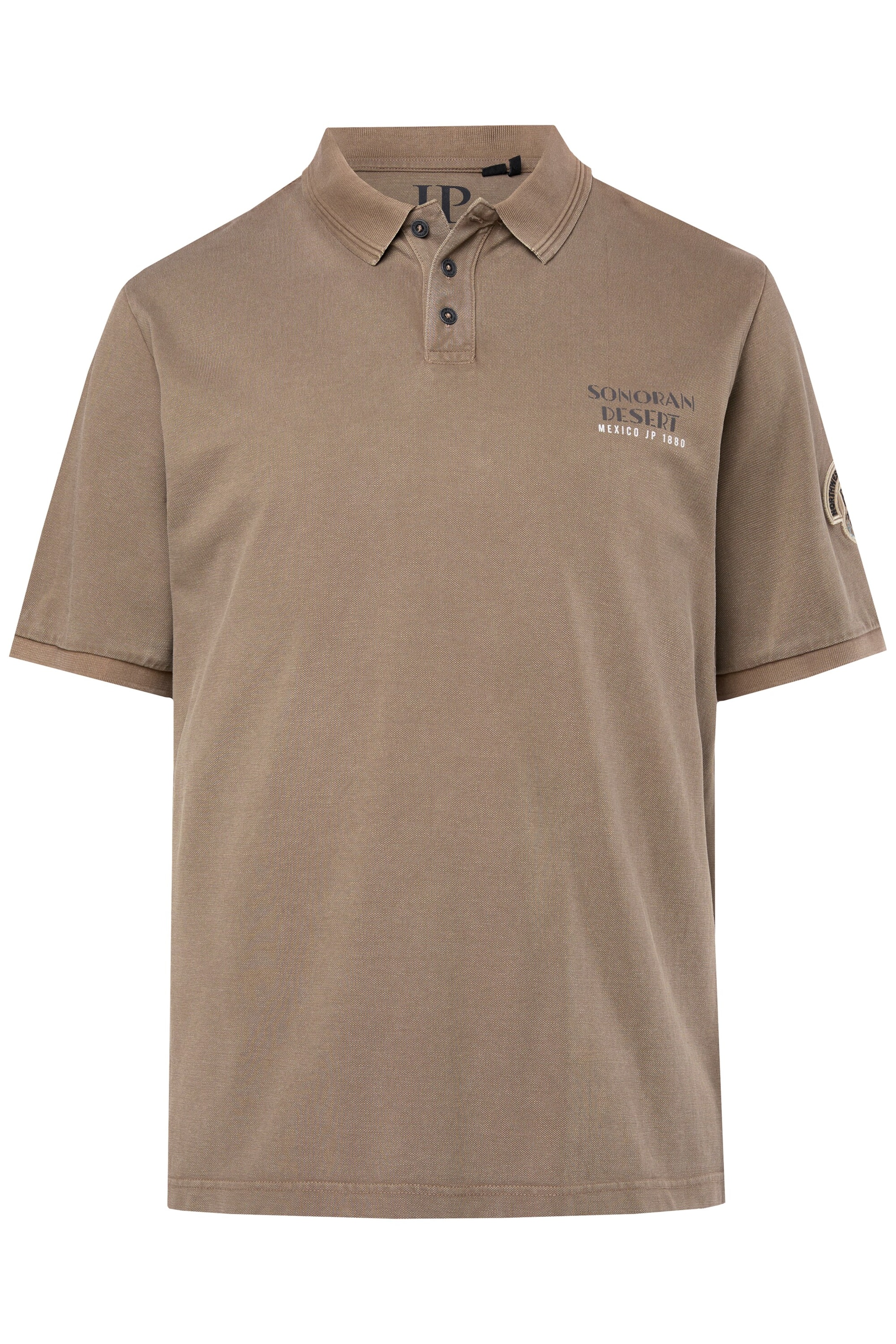 JP1880 Shirt in Bruin: voorkant