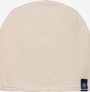 Bonnet 'KOP' salzhaut en beige : devant