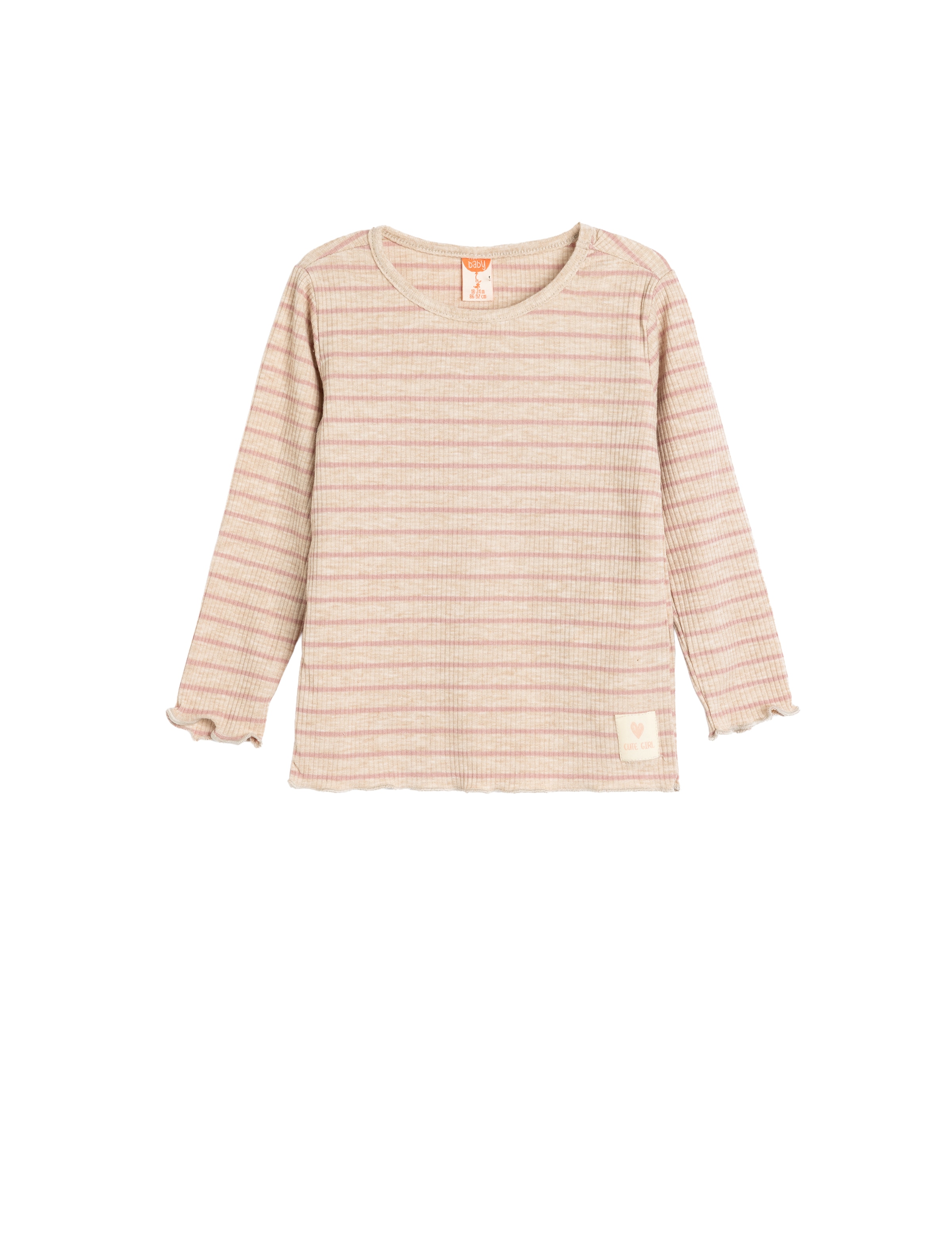 Koton Shirt in Beige: voorkant