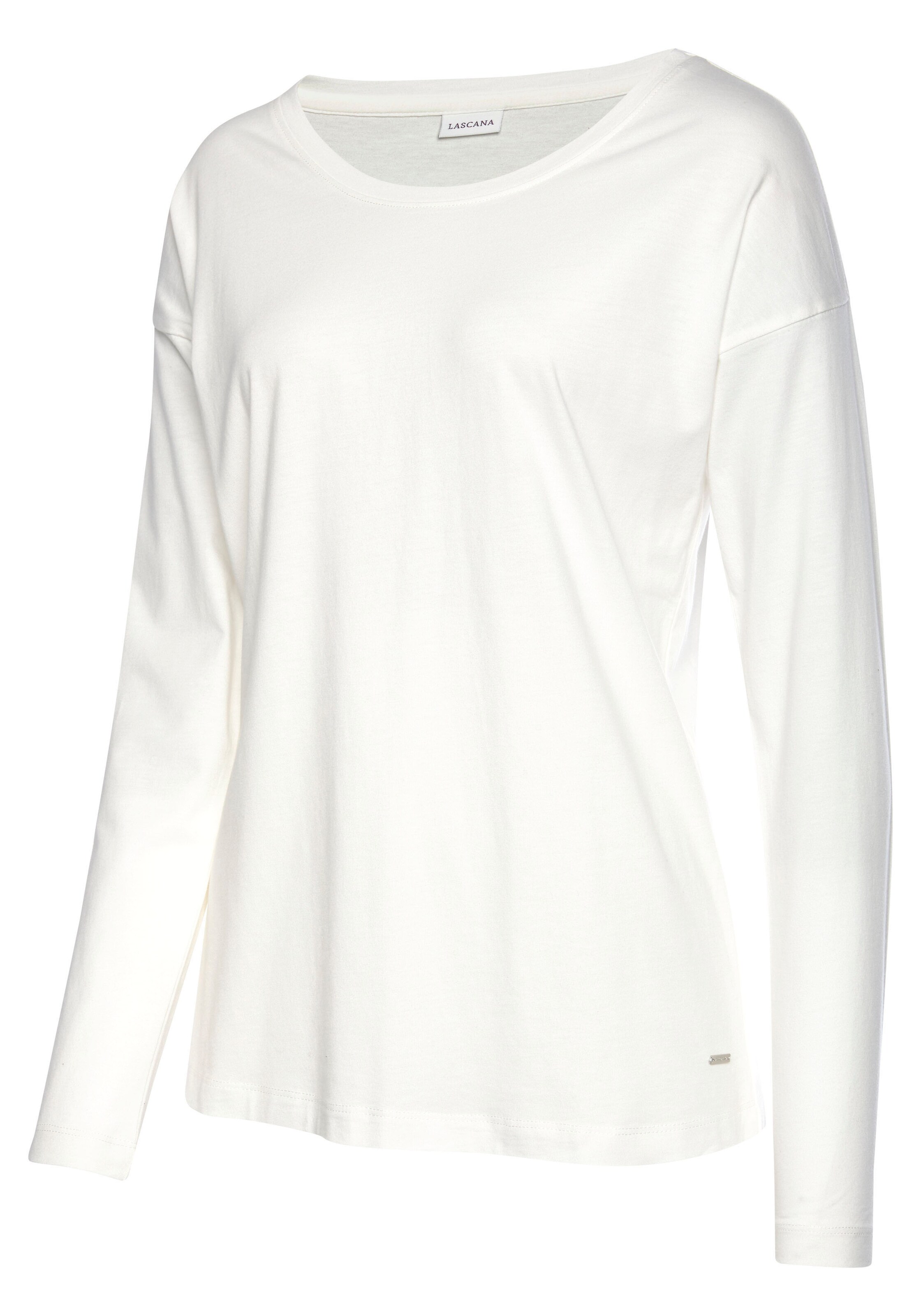 LASCANA Tričká na spanie - Biela