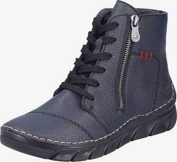mėlyna Rieker Suvarstomieji kulkšnis dengiantys batai: priekis