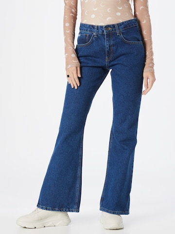 The Ragged Priest Flared Jeans 'DAKOTA' in Blauw: voorkant