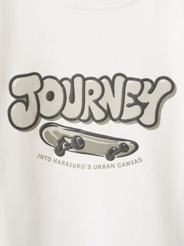 MANGO KIDS Majica 'JOURNEY' | bela barva