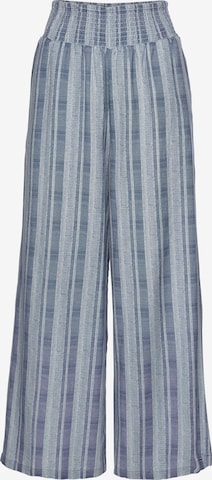 LASCANA Wide leg Broek in Blauw: voorkant