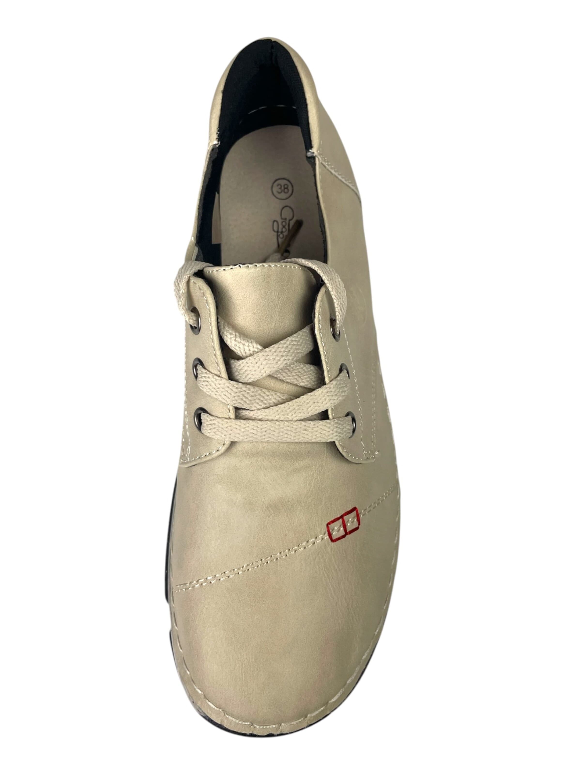 Chaussure à lacets Kumixi en beige