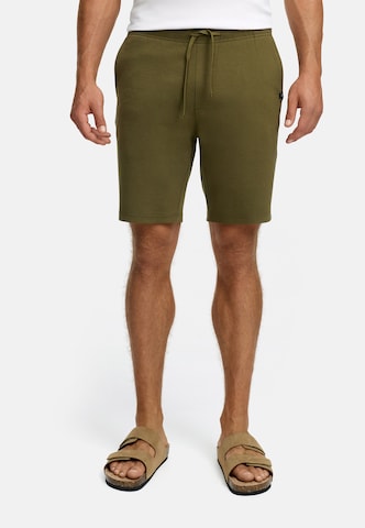 INDICODE JEANS Regular Chino 'INCowell' in Groen: voorkant