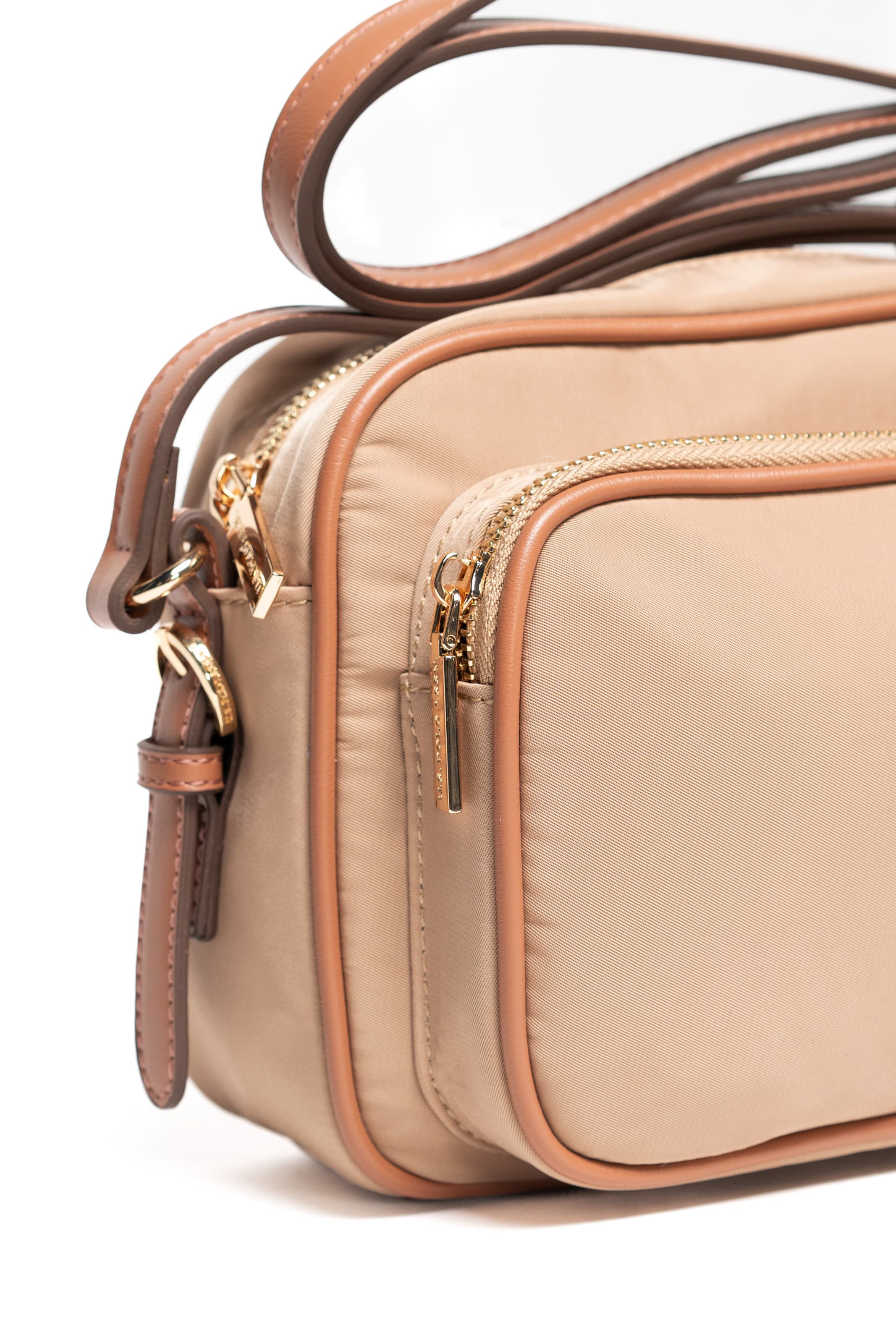 U.S. POLO ASSN. Handtasche 'HOUSTON' in Beige