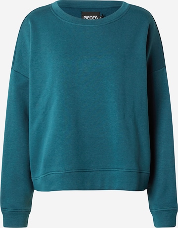 PIECES Sweatshirt 'CHILLI' i grøn: forside