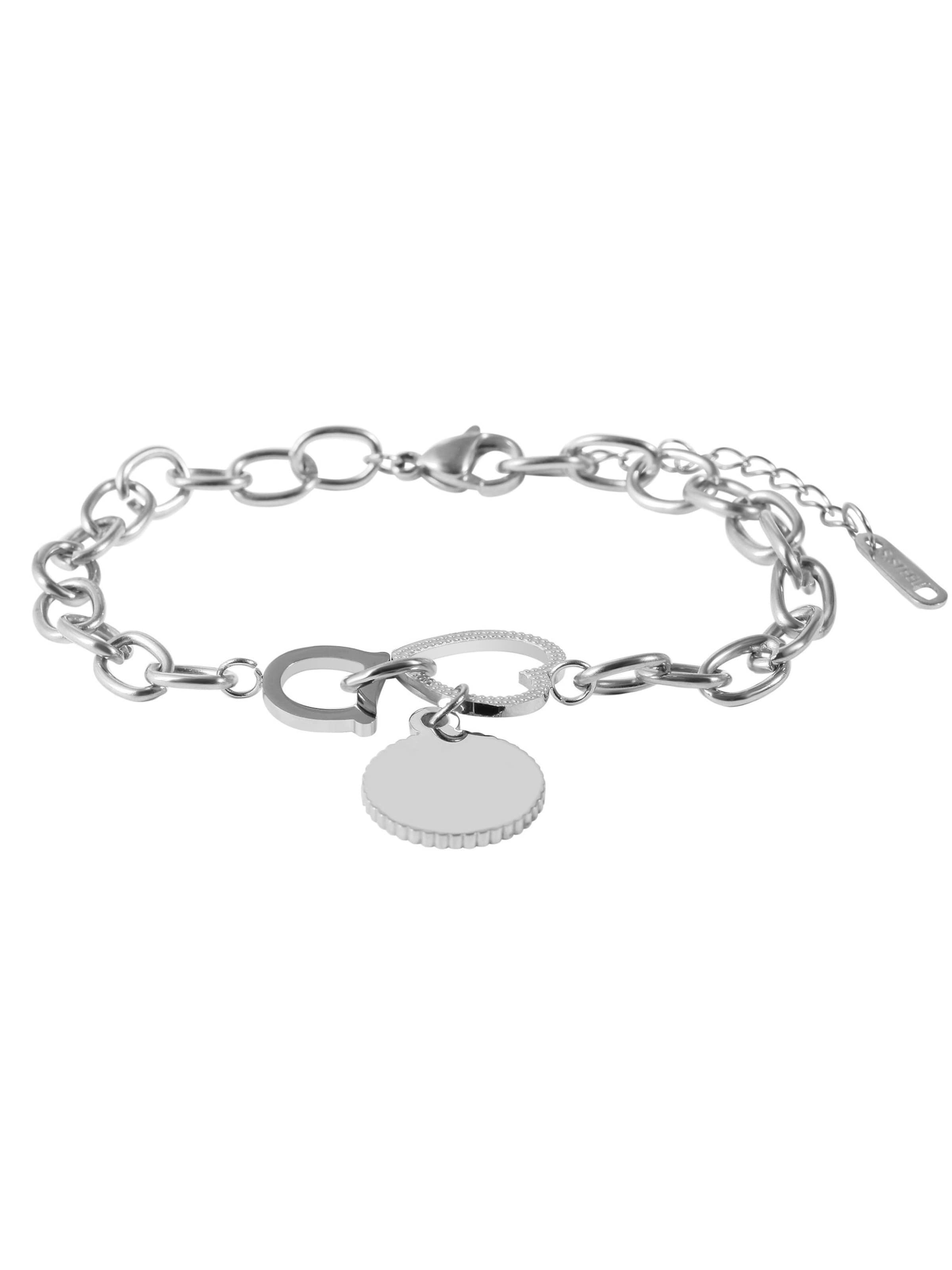 Akzent Bracelet 'Ausma' in Silver