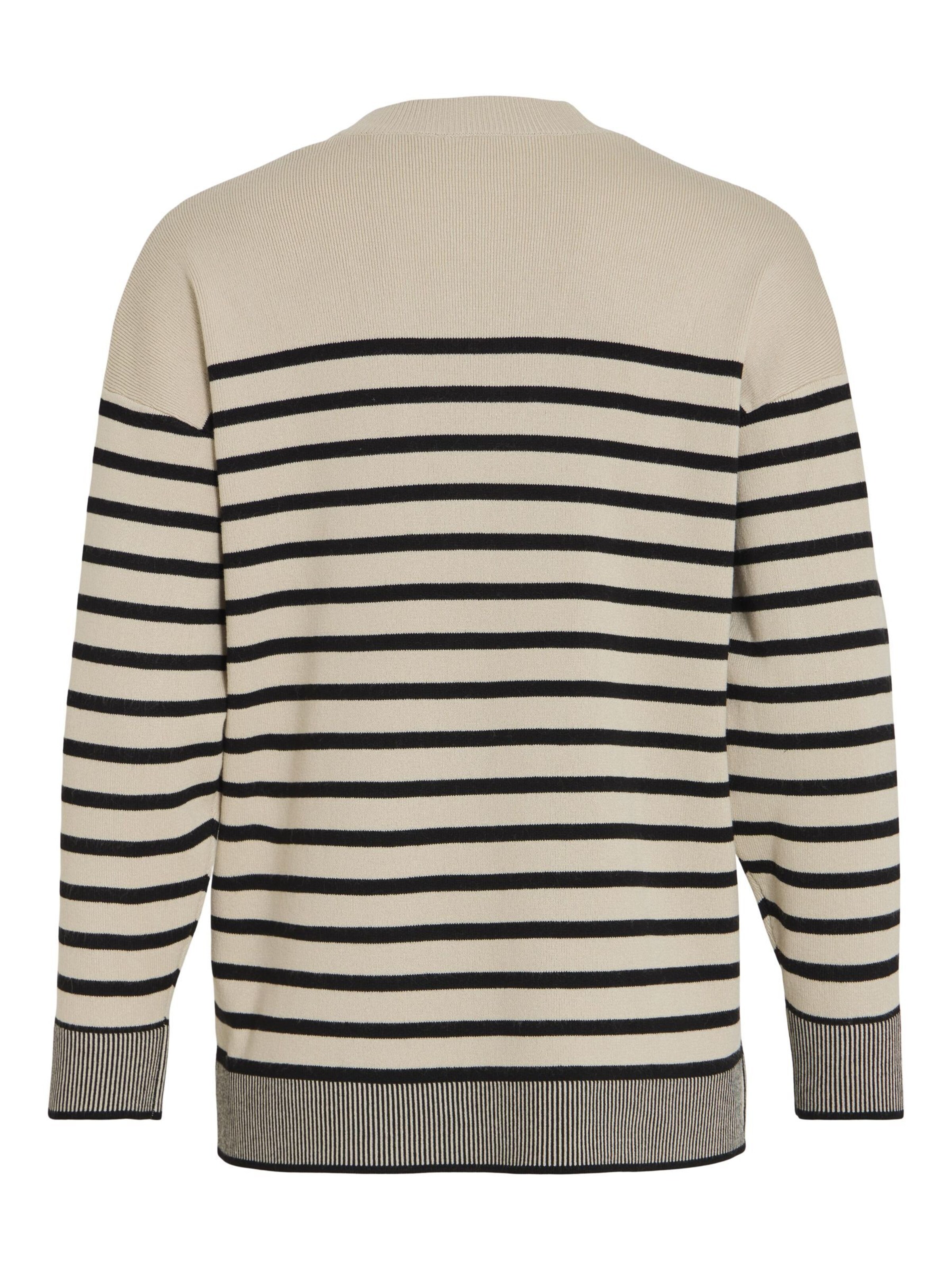 VILA Gebreid vest in Beige