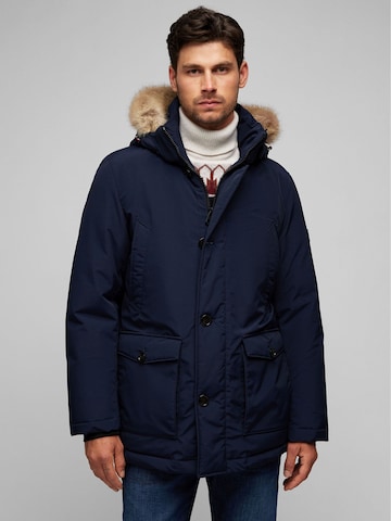 HECHTER PARIS Winter parka in Blue: front