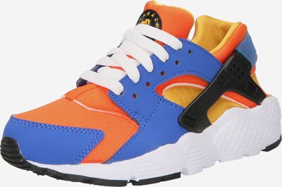 Nike Sportswear Brīvā laika apavi 'Huarache', krāsa - karaliski zils / oranžs / melns, Preces skats