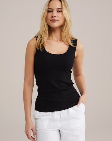 Haut WE Fashion en noir : devant