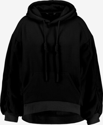 Ulla Popken Sweatshirt in Black: front