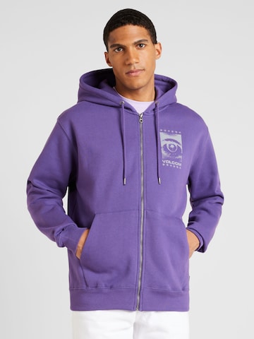 Volcom Sweatjacka 'WATANITE' i lila