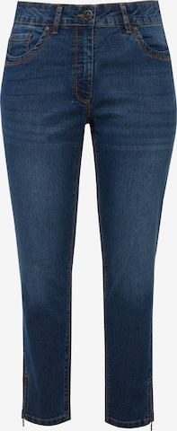 Angel of Style Slimfit Jeans in Blauw: voorkant