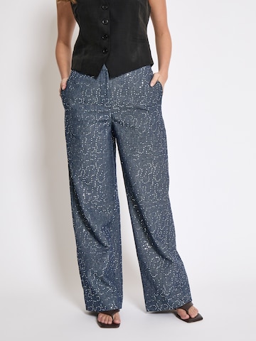 minus Wide leg Broek 'Codina' in Blauw: voorkant