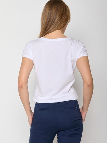GREENBOMB Shirt 'Nature Mountain Trip' in Wit