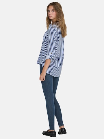 ONLY - Blusa 'ONLY ONLYASMIN SHIRT L/S WVN NOOS CAMICIA' en azul