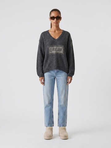 americandreams Oversized Sweater 'Silja' in Grey