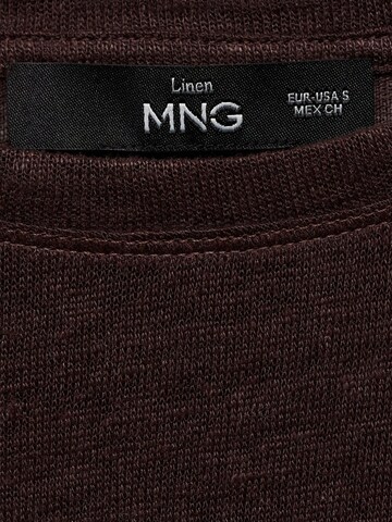 MANGO Shirt 'LING' in Brown