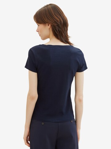 TOM TAILOR DENIM T-Shirt in Blau