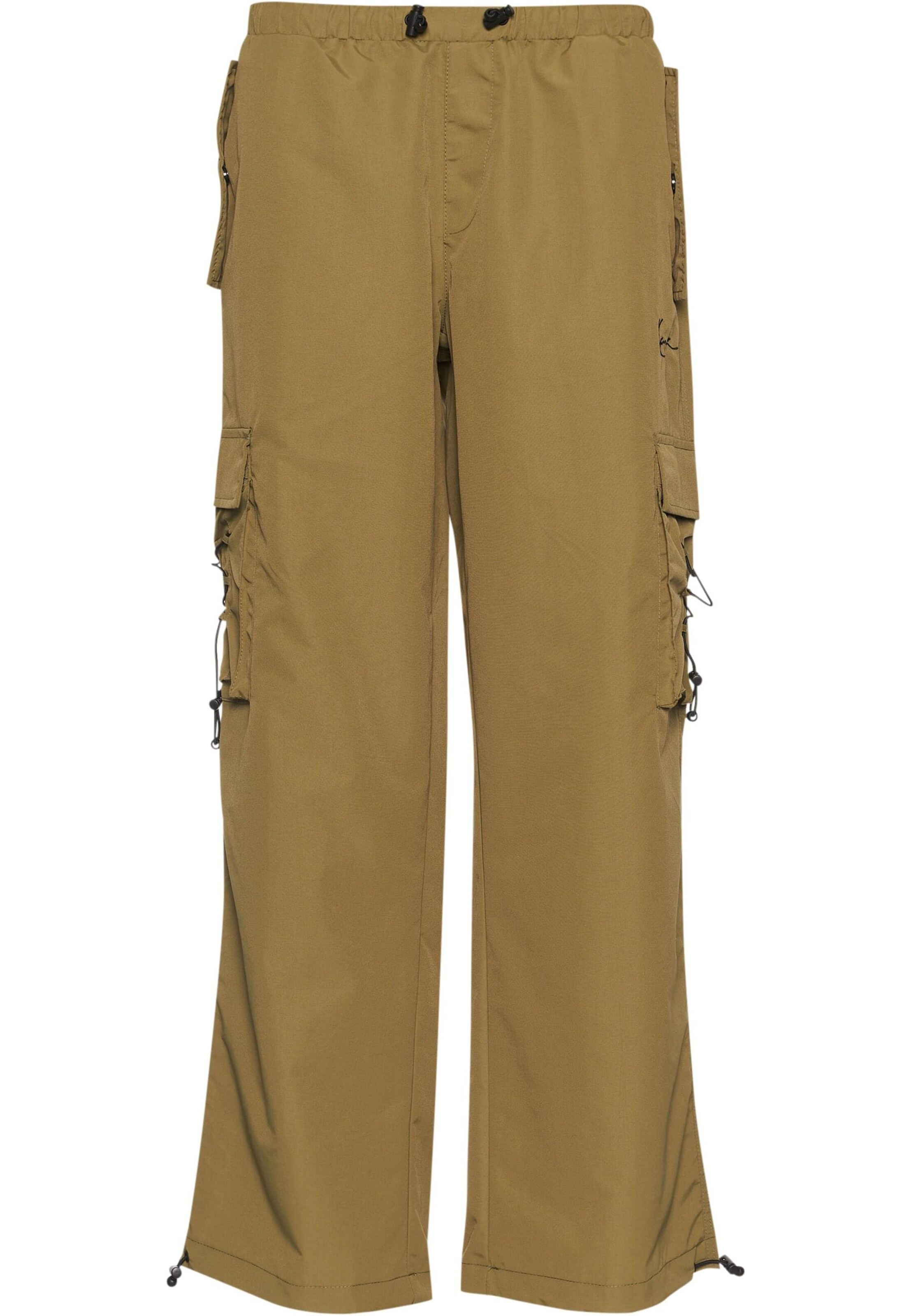 Loosefit Pantalon Karl Kani en vert : devant