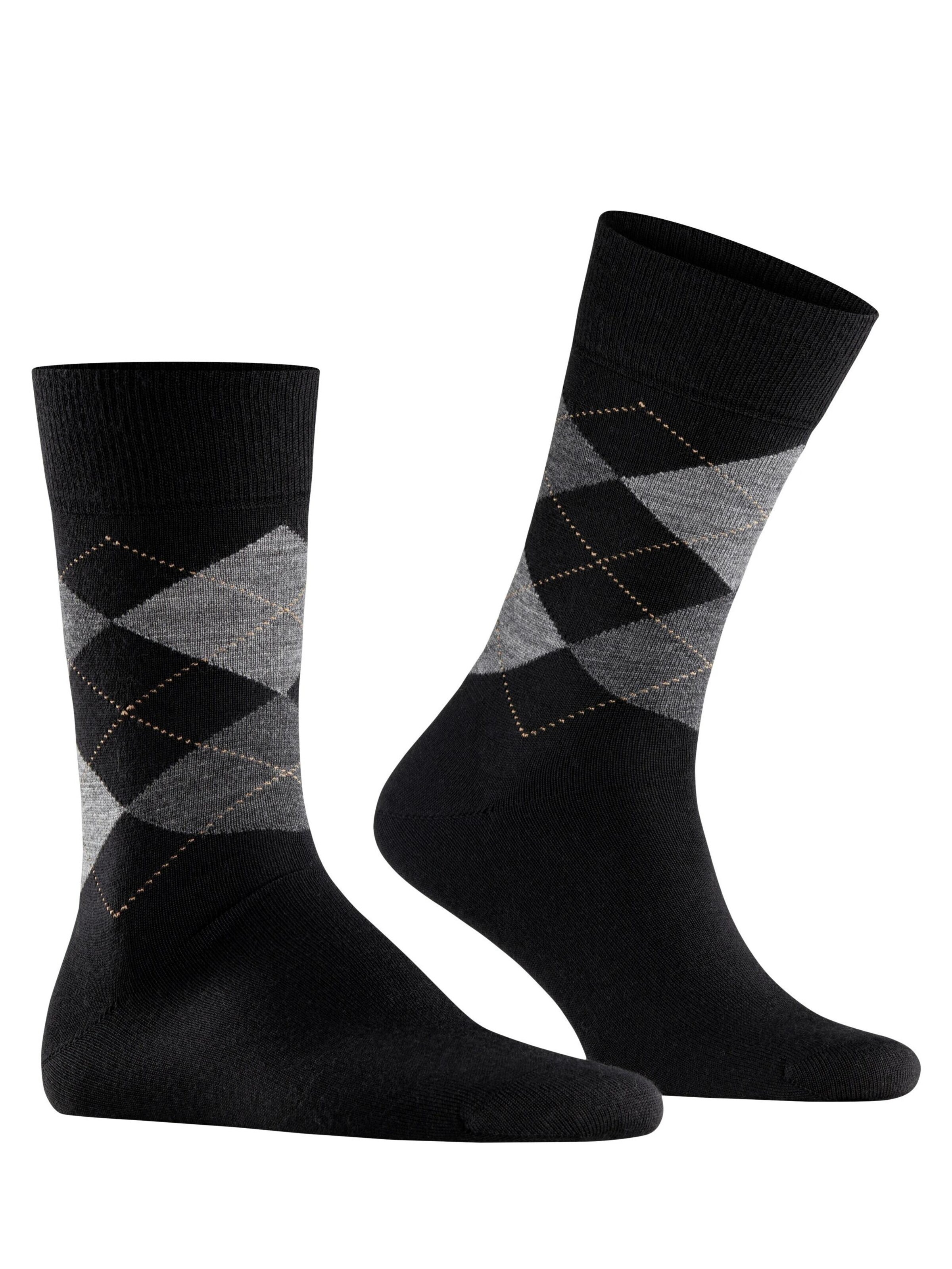 BURLINGTON Socken 'Edinburgh'‌‌‌ in Schwarz