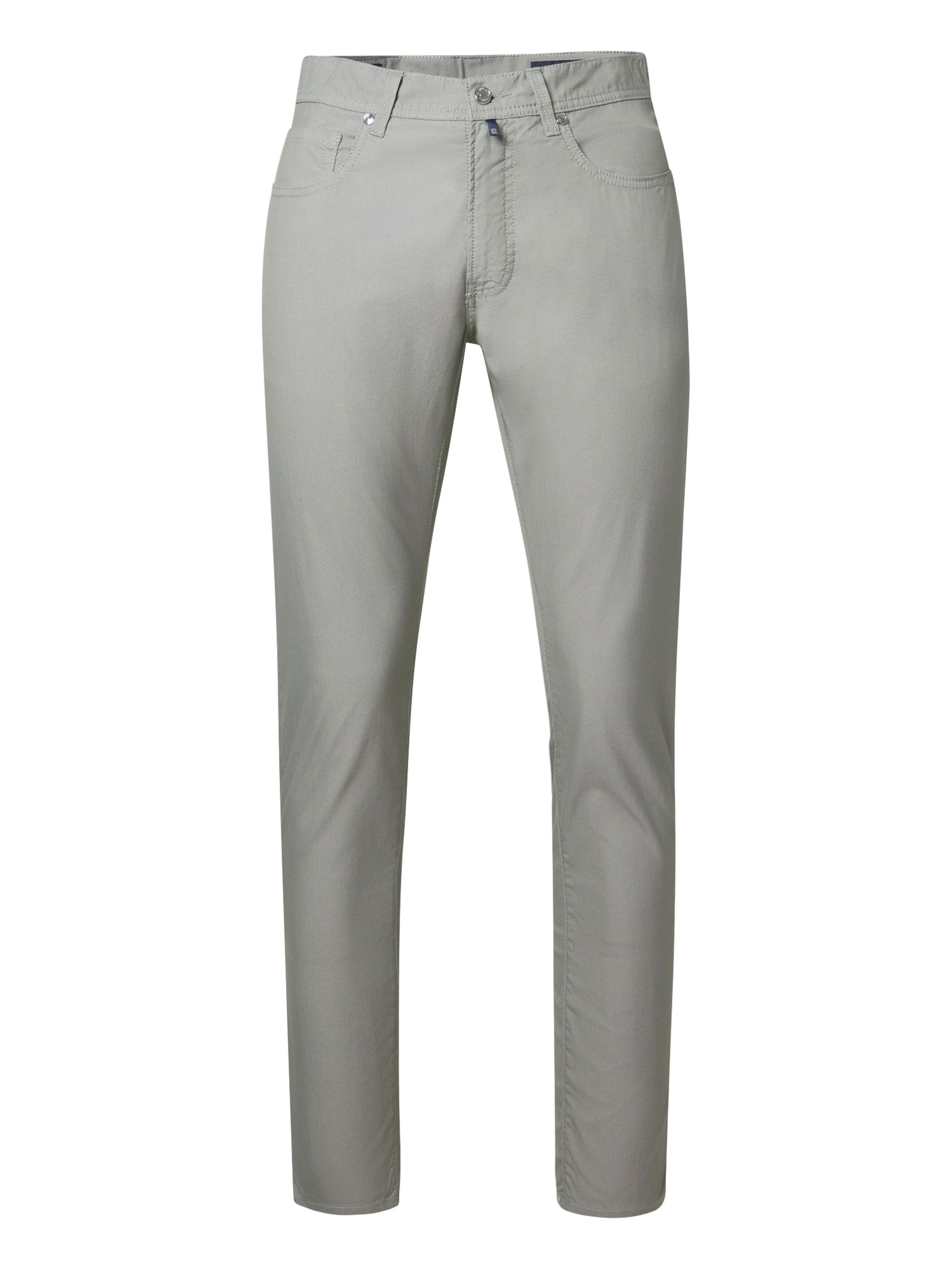 Effilé Pantalon chino 'Lyon' PIERRE CARDIN en gris : devant