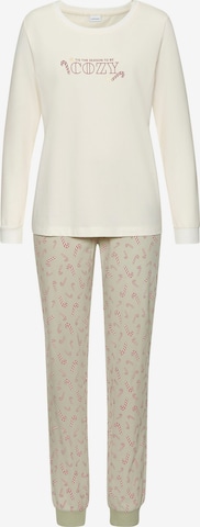 LASCANA - Pijama en beige: frente