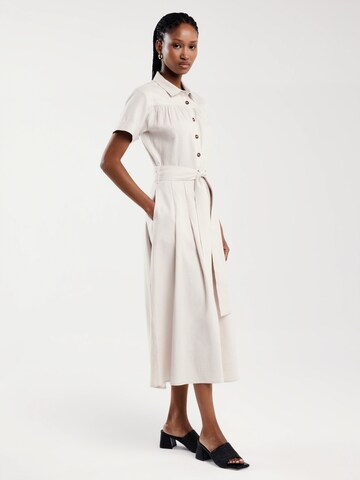 BIG STAR Shirt dress 'Okire' in Beige