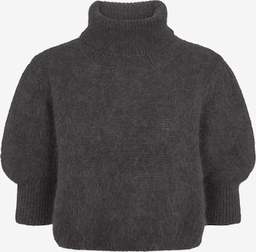americandreams Oversizepullover 'Piro' in Grau: Vorderseite