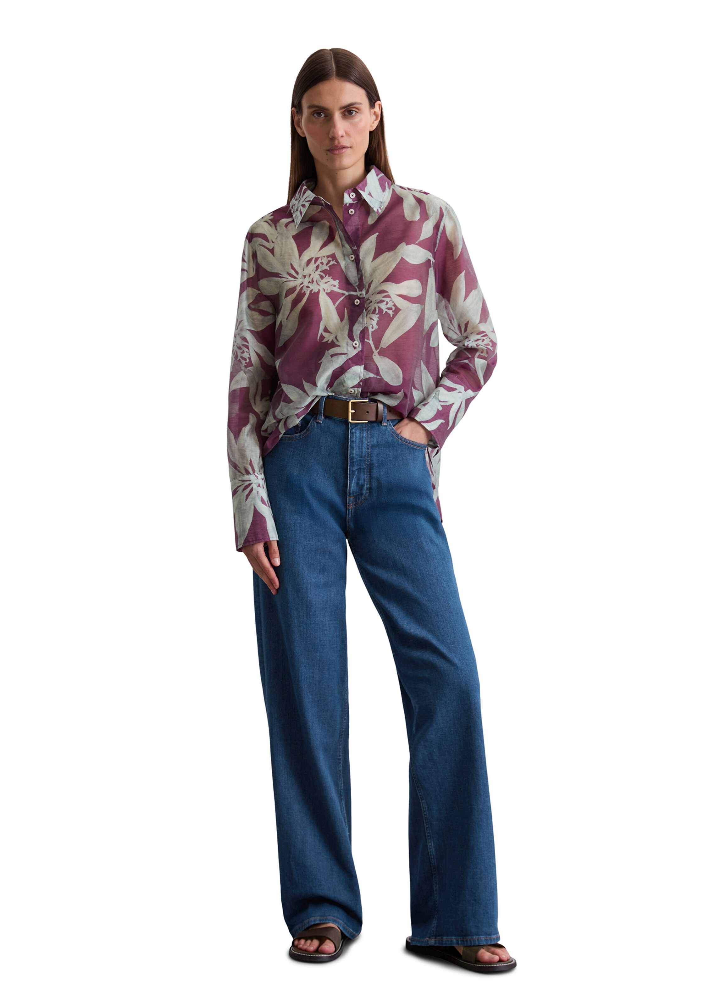 Marc O'Polo Bluse in Lila