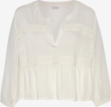 VIVANCE Bluse in Beige: predná strana