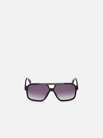 ADIDAS ORIGINALS Zonnebril 'Adidas Originals OR0066 Shiny black 59/12/145 MAN Sunglasses' in Zwart: voorkant