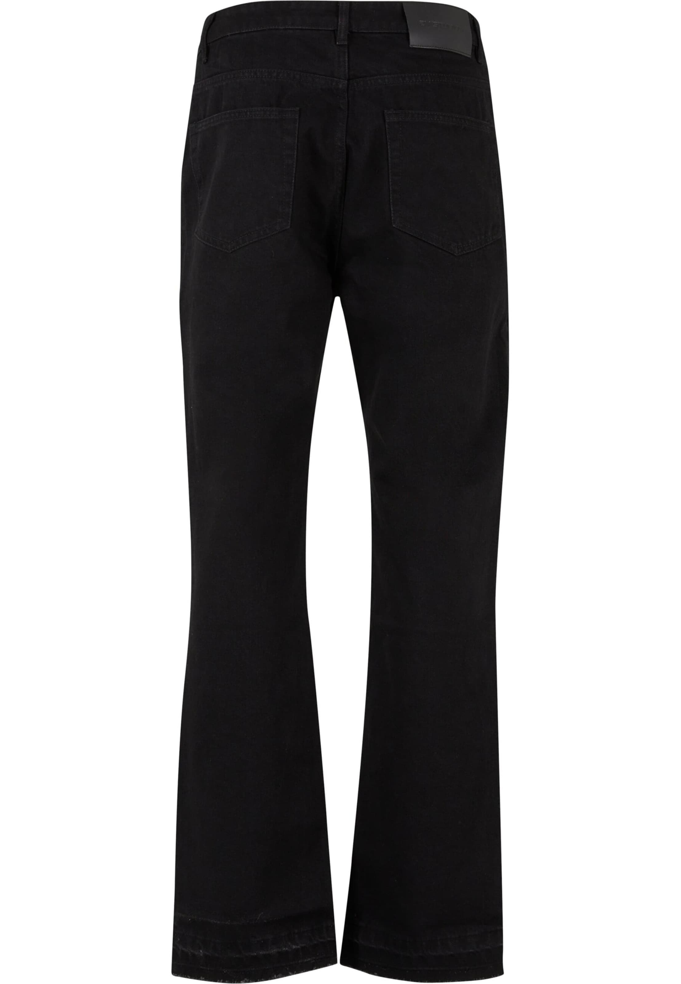 2Y Studios Regular Jeans 'Arun Open Hem' in Schwarz