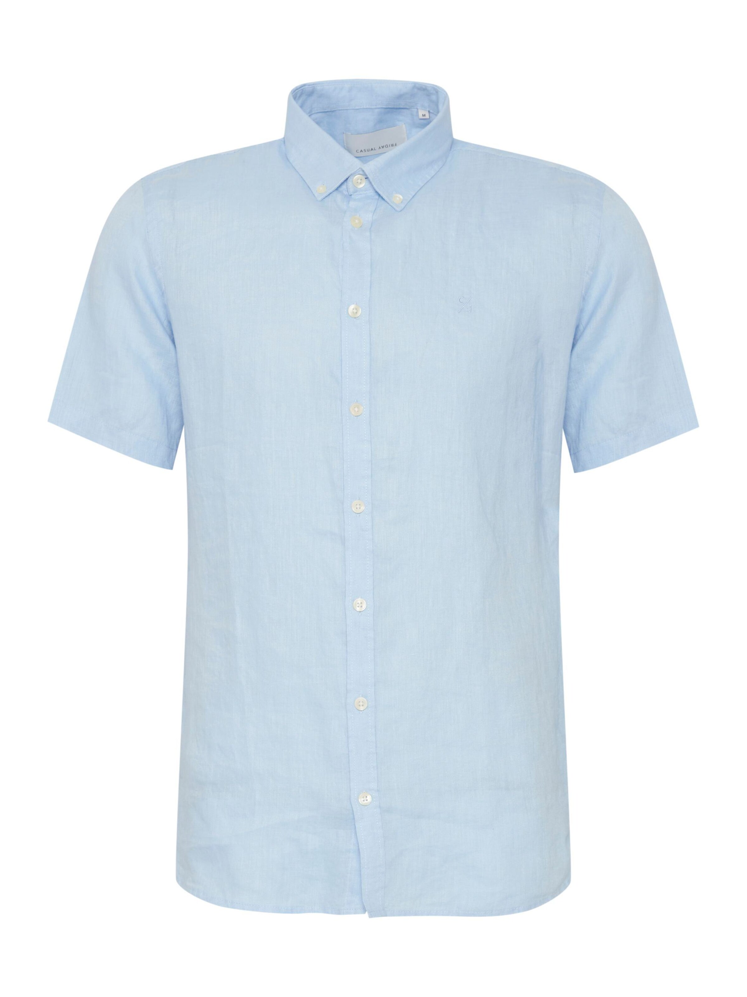 Casual Friday Regular fit Button Up Shirt 'CFAnton' in Blue: front