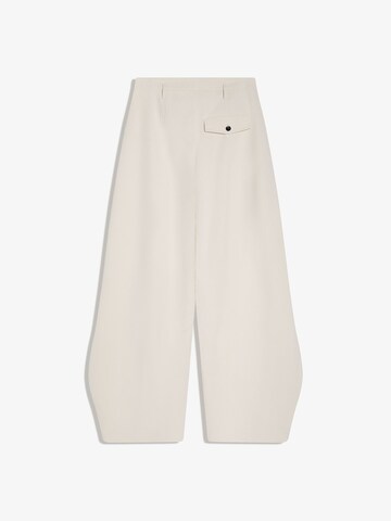 Bershka Baggy Hose in Beige
