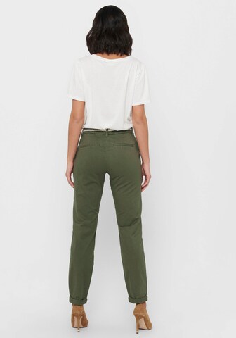 Coupe slim Pantalon chino ONLY en vert