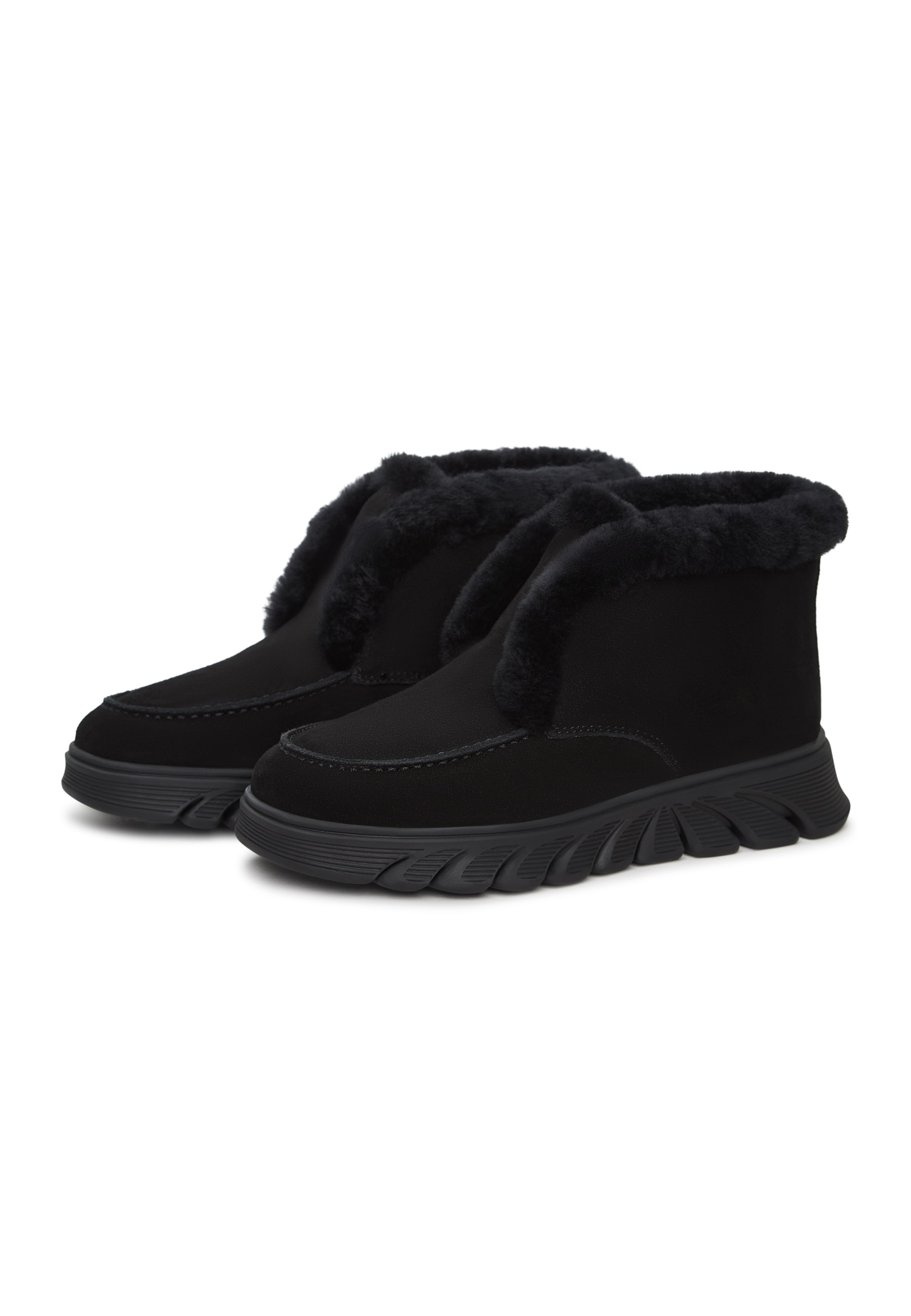 CESARE GASPARI Stiefelette in Schwarz