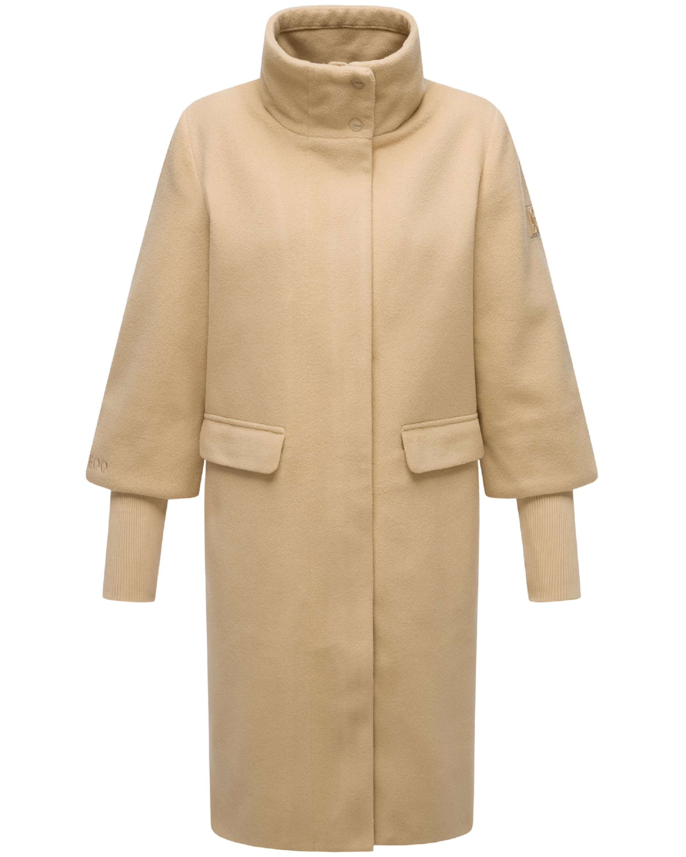 NAVAHOO Ανοιξιάτικο και φθινοπωρινό παλτό 'Polarblüte 14' σε μπεζ: μπροστά