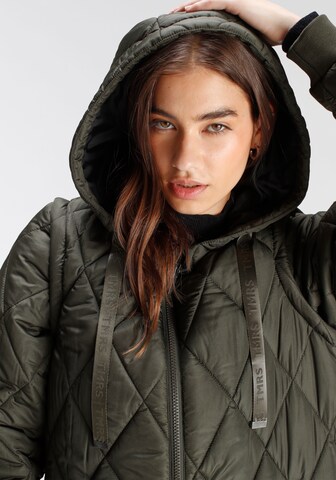 Tamaris Winter Coat in Green