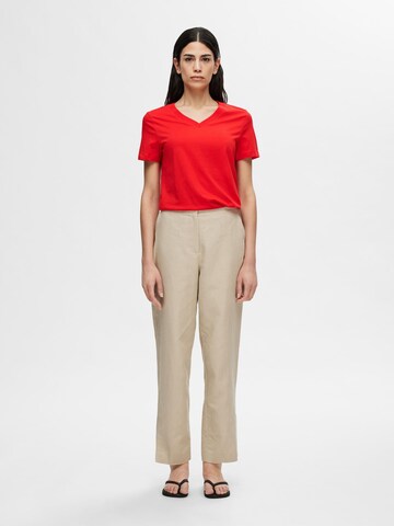 SELECTED FEMME Shirt 'Essential' in Red