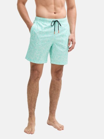 TOM TAILOR Swimming shorts in Green: front