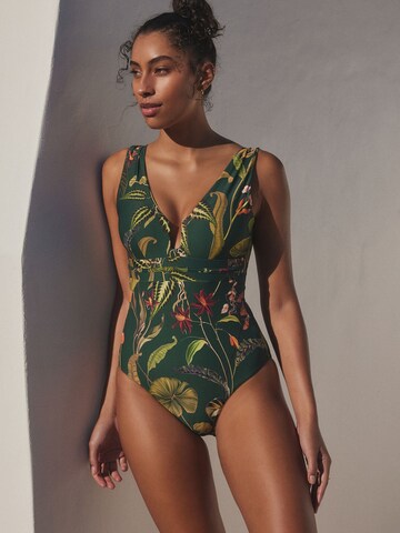Next Bralette Swimsuit in Green