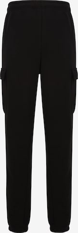 Urban Classics Брюки-карго 'Light Terry' в Черный: спереди