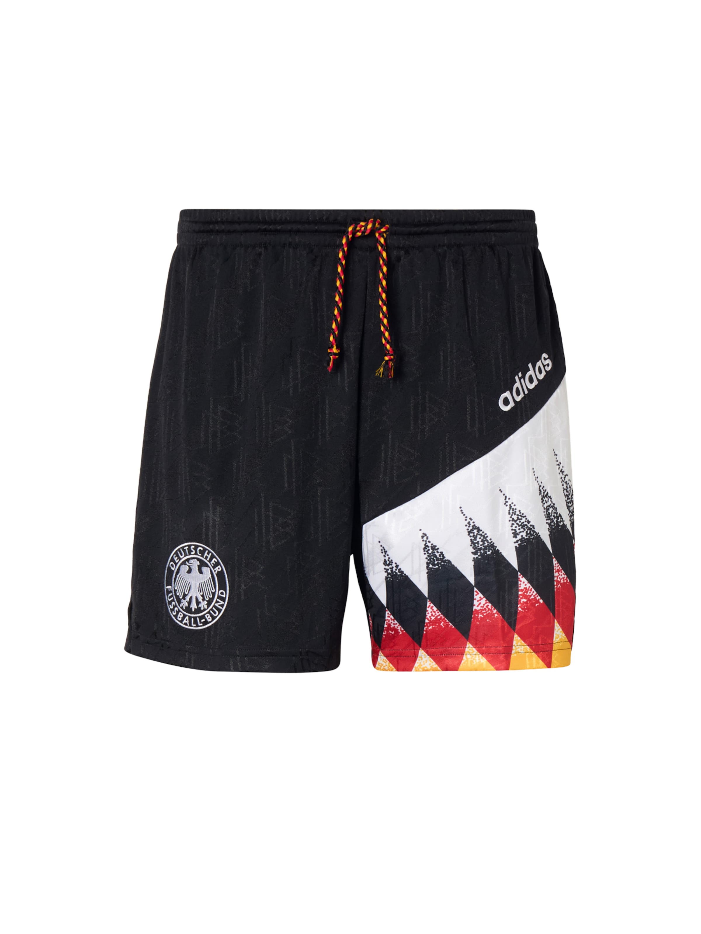 ADIDAS PERFORMANCE Sportshorts 'DFB 1994' in XS/Regular in gelb / feuerrot / schwarz / weiß, Produktansicht