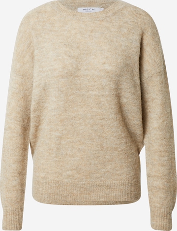 MSCH COPENHAGEN Sweater in Beige: front